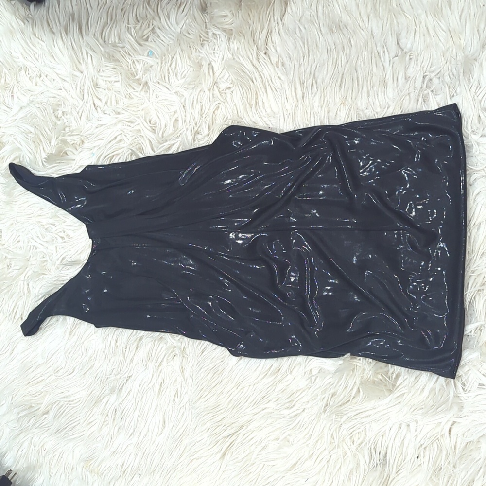 Diane von Furstenberg bubble shimmery dress